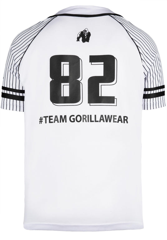 Gorilla Wear - 82 Baseball Jersey - White