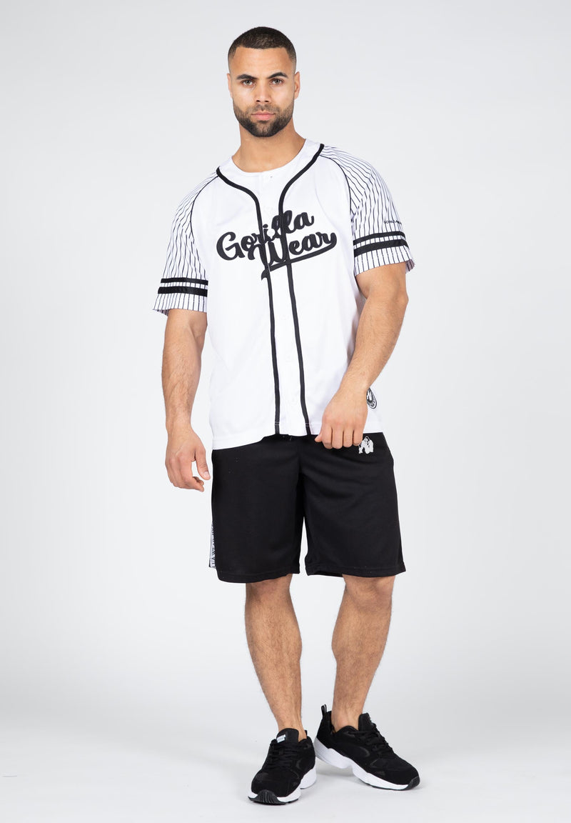 Load image into Gallery viewer, Gorilla Wear - 82 Baseball Jersey - White
