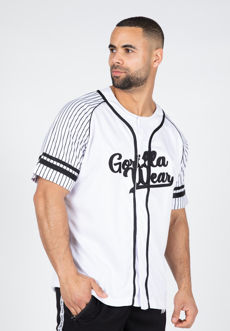 Load image into Gallery viewer, Gorilla Wear - 82 Baseball Jersey - White
