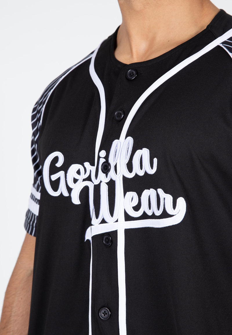 Load image into Gallery viewer, Gorilla Wear - 82 Baseball Jersey - Black

