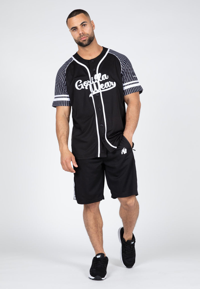 Load image into Gallery viewer, Gorilla Wear - 82 Baseball Jersey - Black
