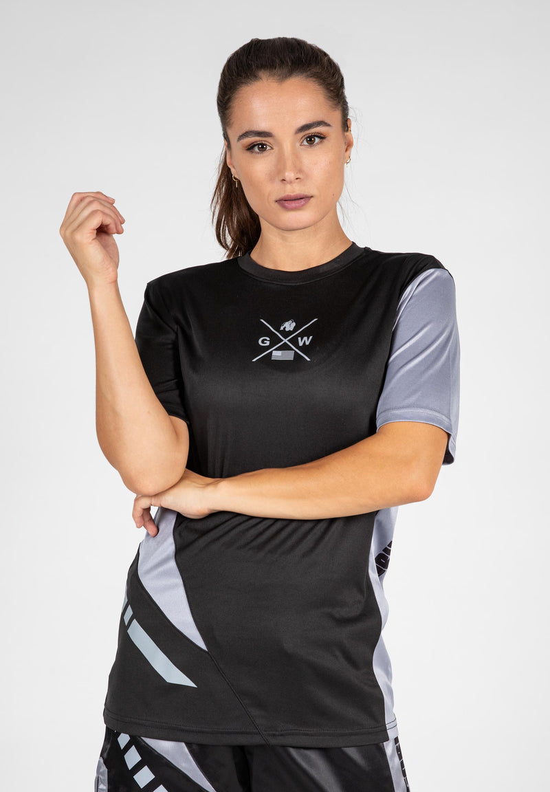 Load image into Gallery viewer, Hornell T-Shirt - Black/Gray - Unisex
