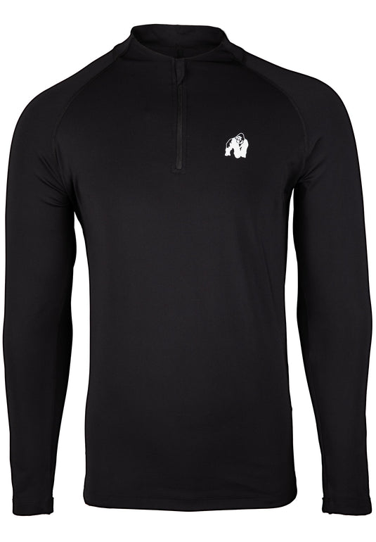 Hamilton Hybrid Long Sleeve - Black - Slim Fit