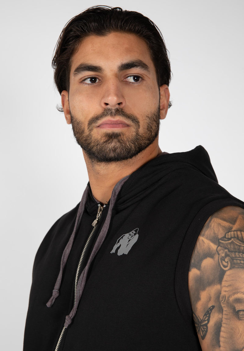 Load image into Gallery viewer, Springfield S/L Zipped Hoodie - Black
