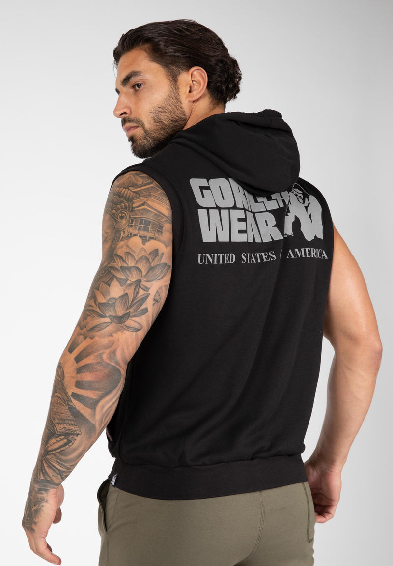 Load image into Gallery viewer, Springfield S/L Zipped Hoodie - Black

