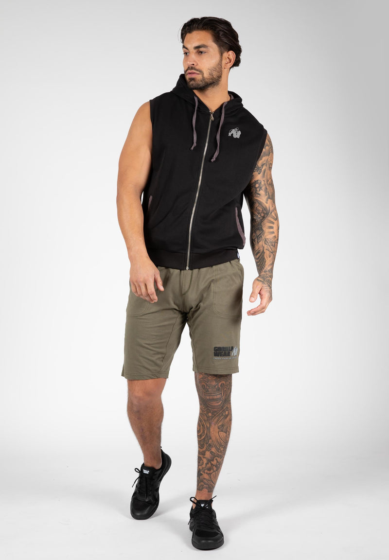 Load image into Gallery viewer, Springfield S/L Zipped Hoodie - Black
