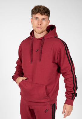 Gorilla Wear - Banks Oversized Hoodie - Burgundy Red/Black