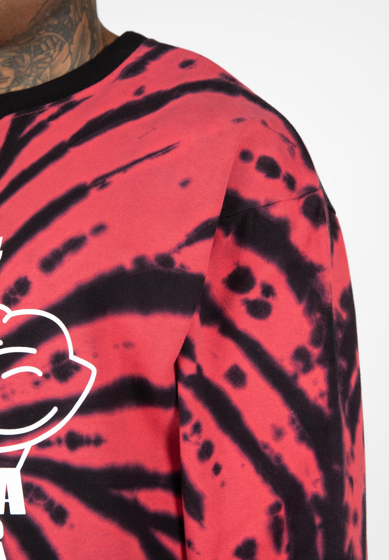 Load image into Gallery viewer, Legacy Oversized Sweatshirt - Red/Black
