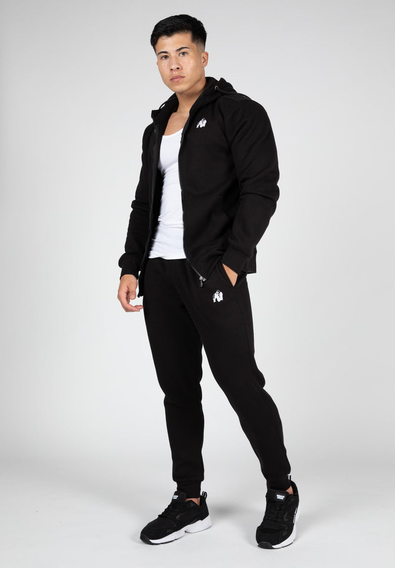 Load image into Gallery viewer, Kennewick Zipped Hoodie - Black
