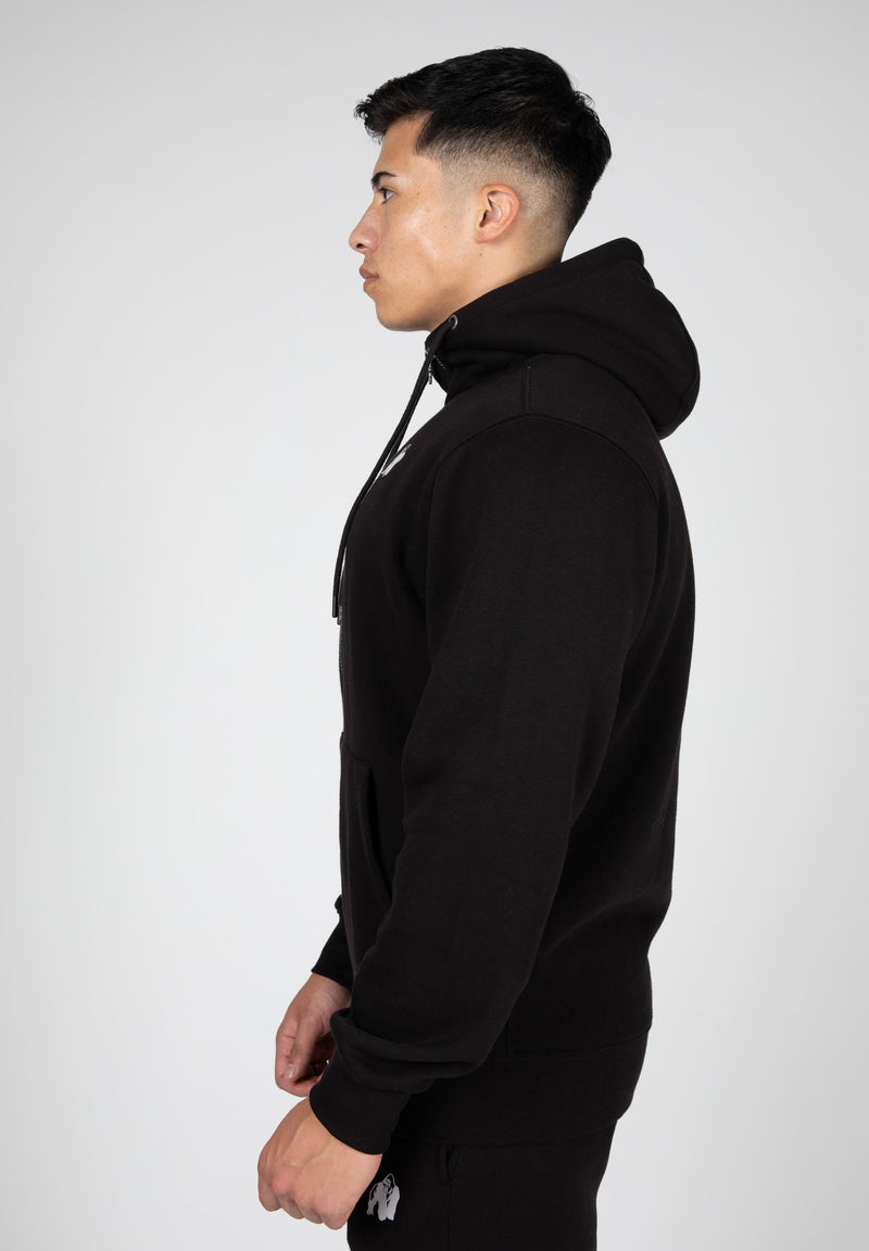 Load image into Gallery viewer, Kennewick Zipped Hoodie - Black
