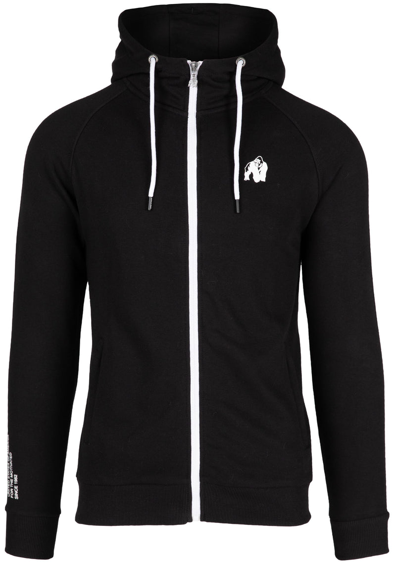 Load image into Gallery viewer, Payette Zipped Hoodie - Black
