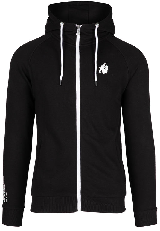Payette Zipped Hoodie - Black