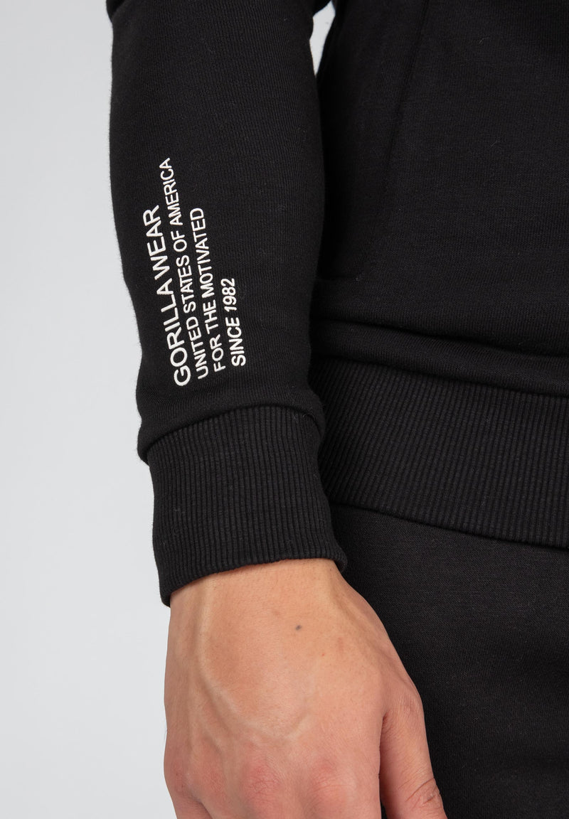 Load image into Gallery viewer, Payette Zipped Hoodie - Black
