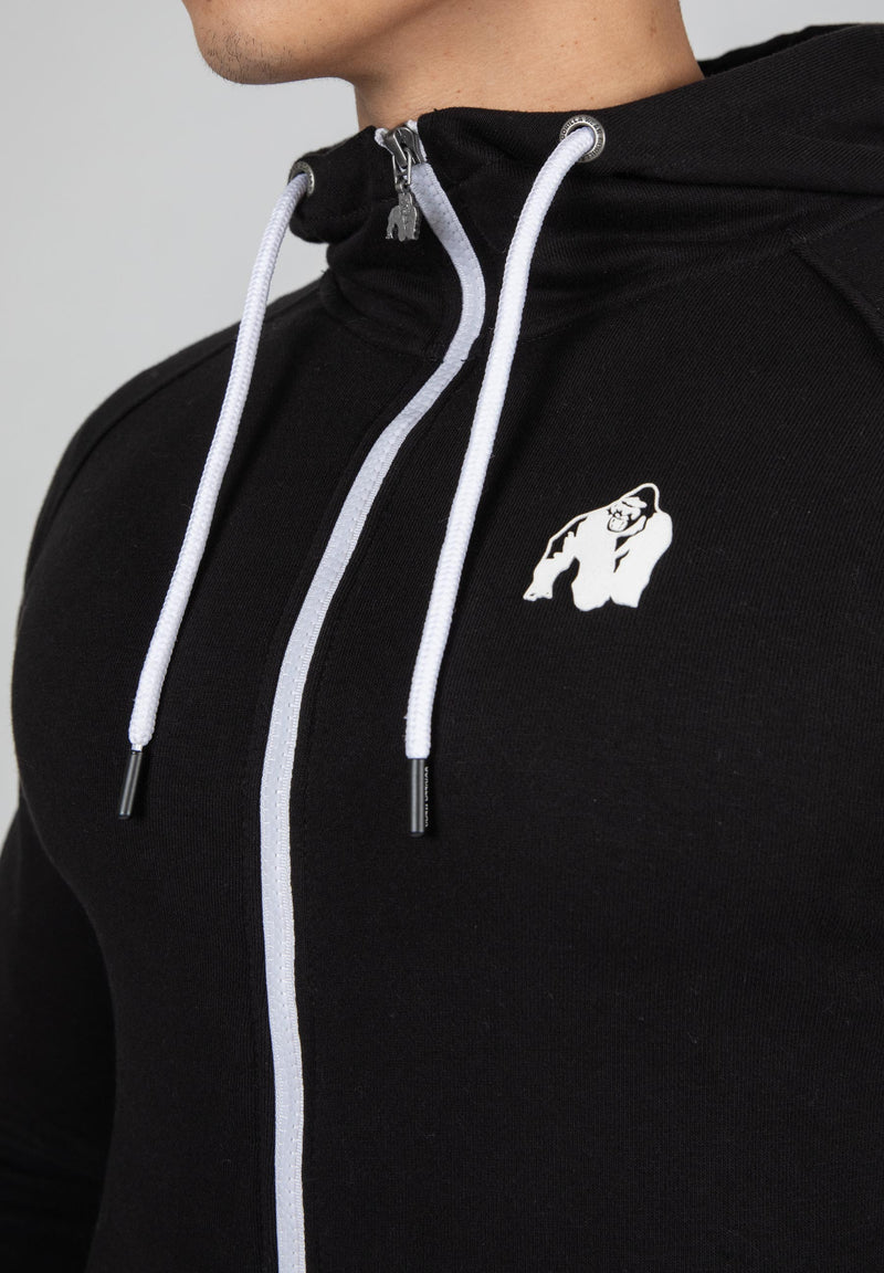 Load image into Gallery viewer, Payette Zipped Hoodie - Black
