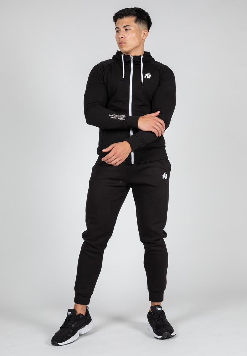Load image into Gallery viewer, Payette Zipped Hoodie - Black
