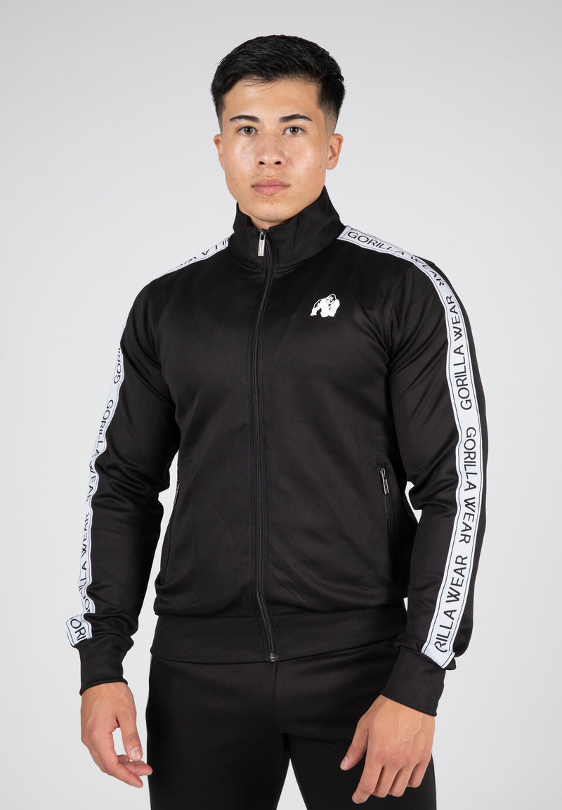 Load image into Gallery viewer, Delaware Track Jacket -Black
