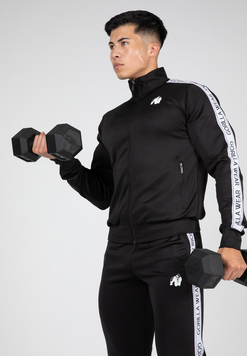 Load image into Gallery viewer, Delaware Track Jacket -Black
