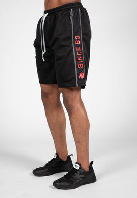 Gorilla Wear - Functional Mesh Shorts - Black/Red