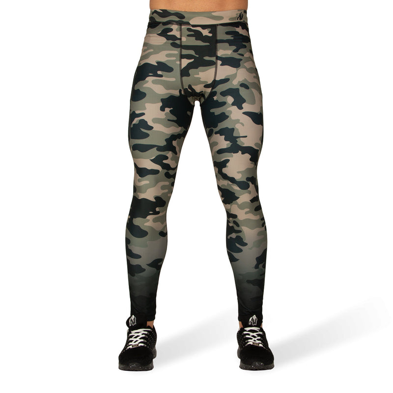 Load image into Gallery viewer, Franklin Men&#39;s Tights - Army Green Camo
