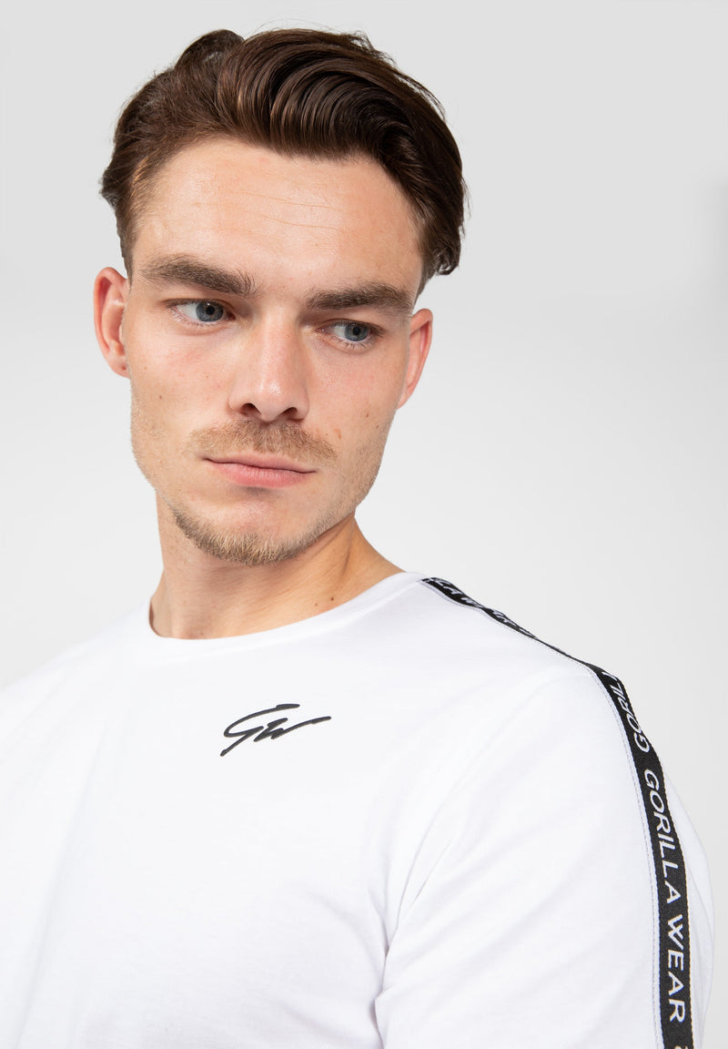 Load image into Gallery viewer, Chester T-shirt - White/Black
