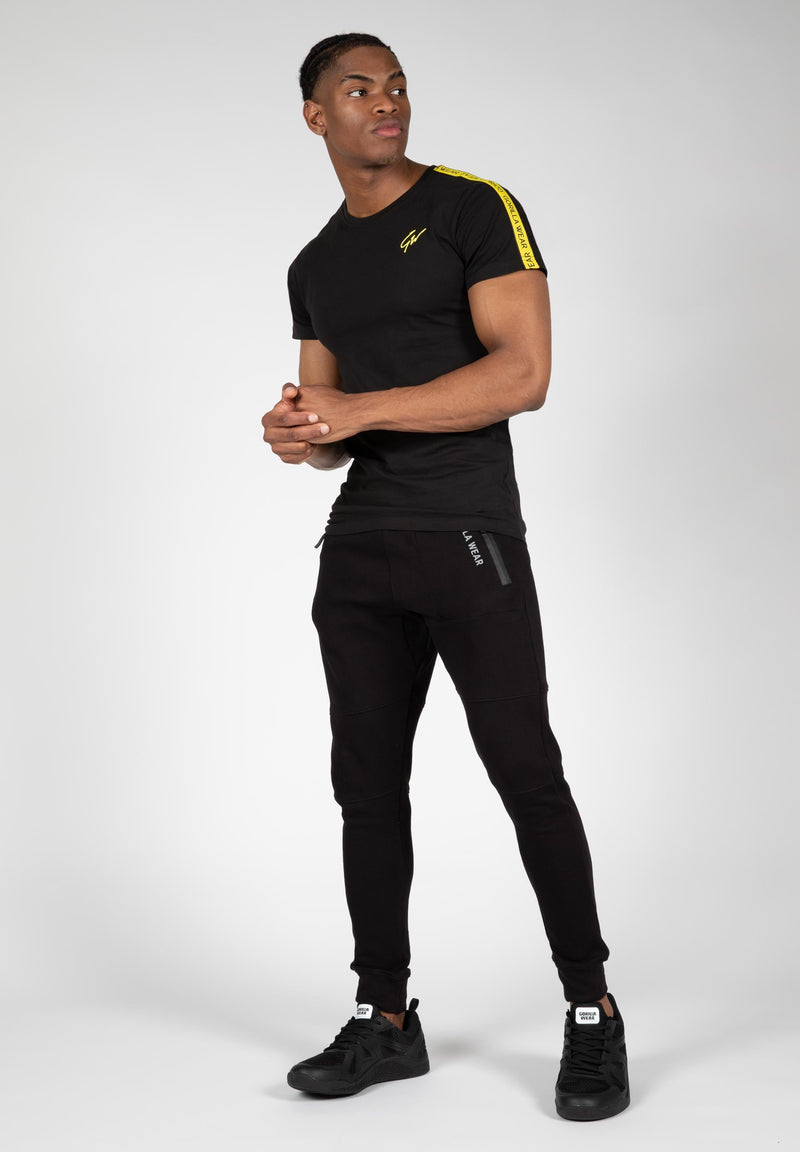 Load image into Gallery viewer, Chester T-shirt - Black/Yellow
