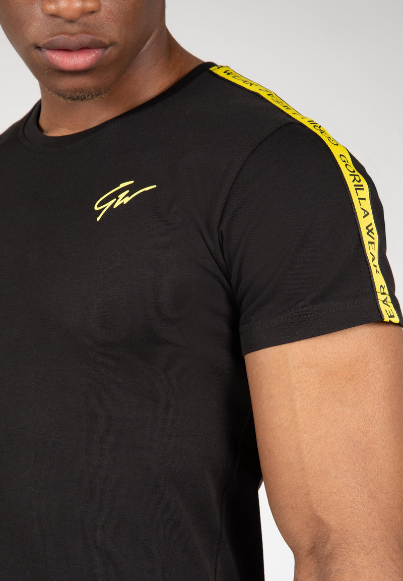 Load image into Gallery viewer, Chester T-shirt - Black/Yellow
