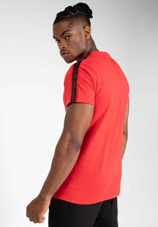 Chester T-shirt - Red/Black
