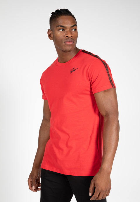 Chester T-shirt - Red/Black
