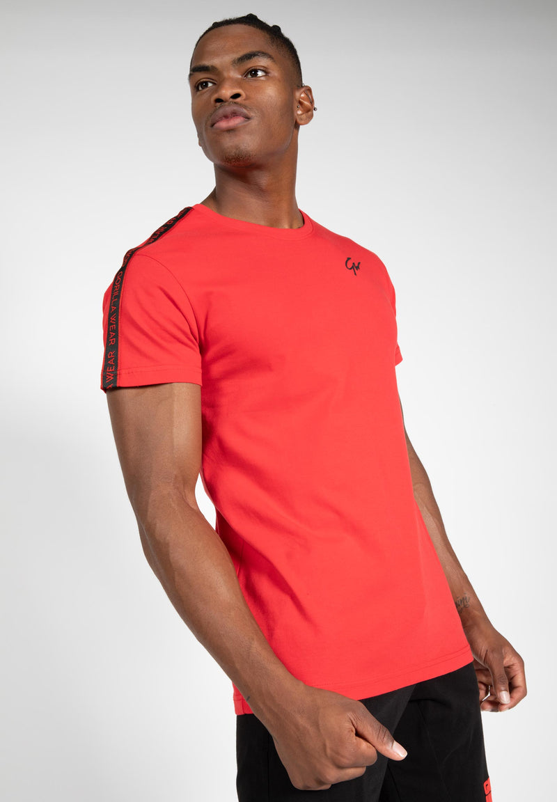 Load image into Gallery viewer, Chester T-shirt - Red/Black

