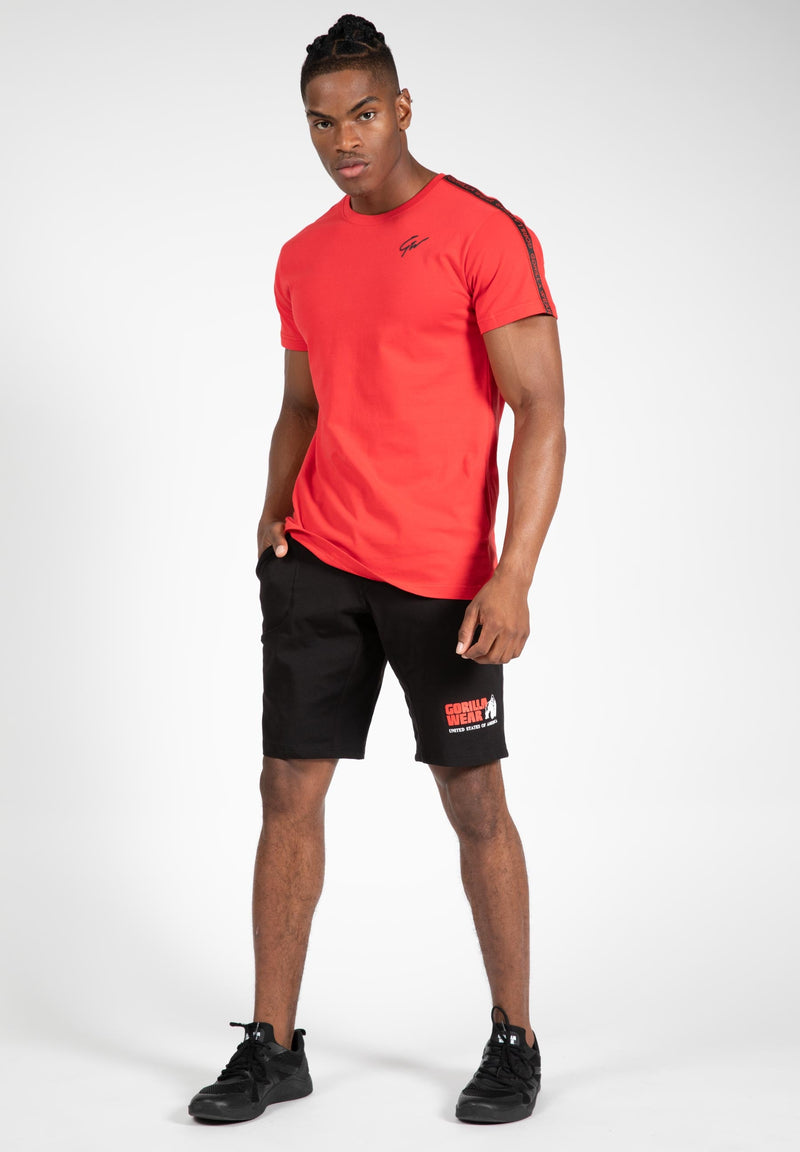Load image into Gallery viewer, Chester T-shirt - Red/Black
