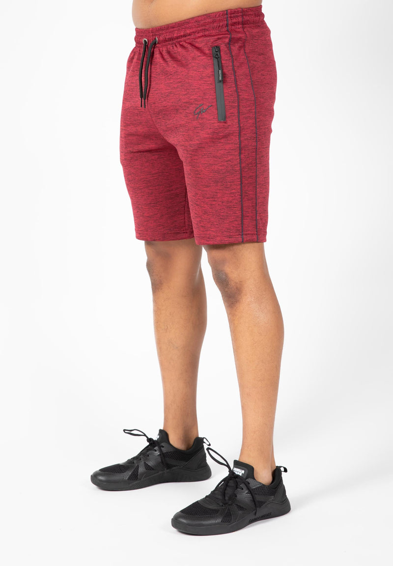 Load image into Gallery viewer, Wenden Track Shorts - Burgundy Red
