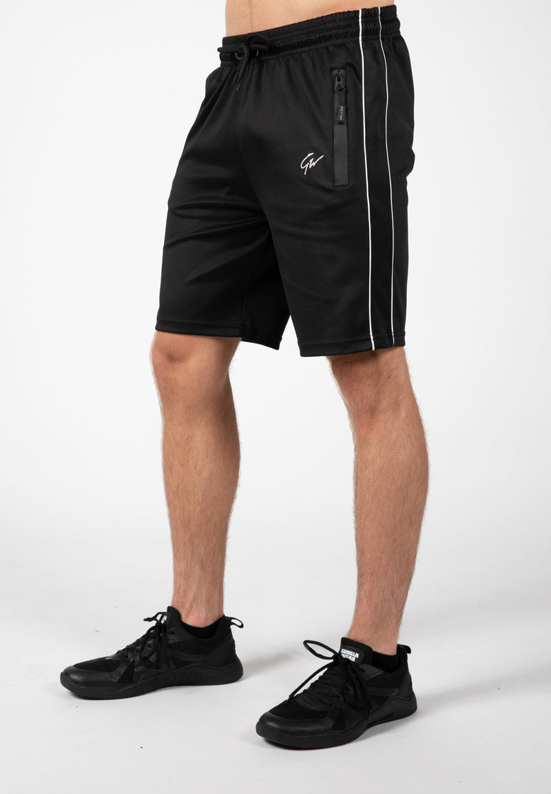Load image into Gallery viewer, Wenden Track Shorts - Black/White
