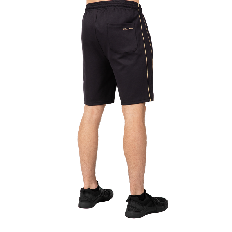 Load image into Gallery viewer, Wenden Track Shorts - Black/Gold
