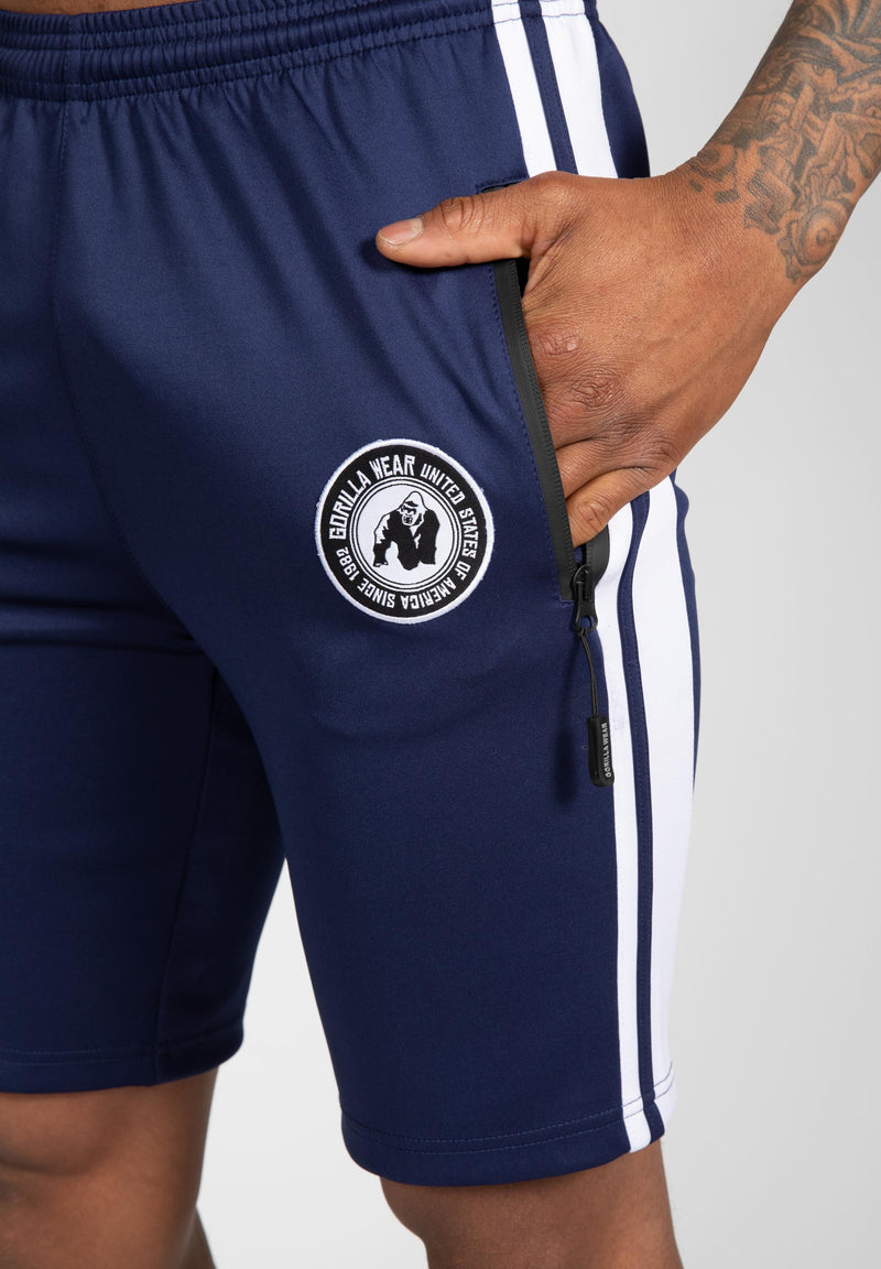 Load image into Gallery viewer, Stratford Track Shorts - Navy
