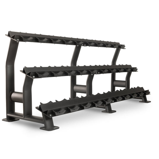 XMARK - Commercial 3-Tier Dumbbell Racks - 15 Dumbbell Pairs