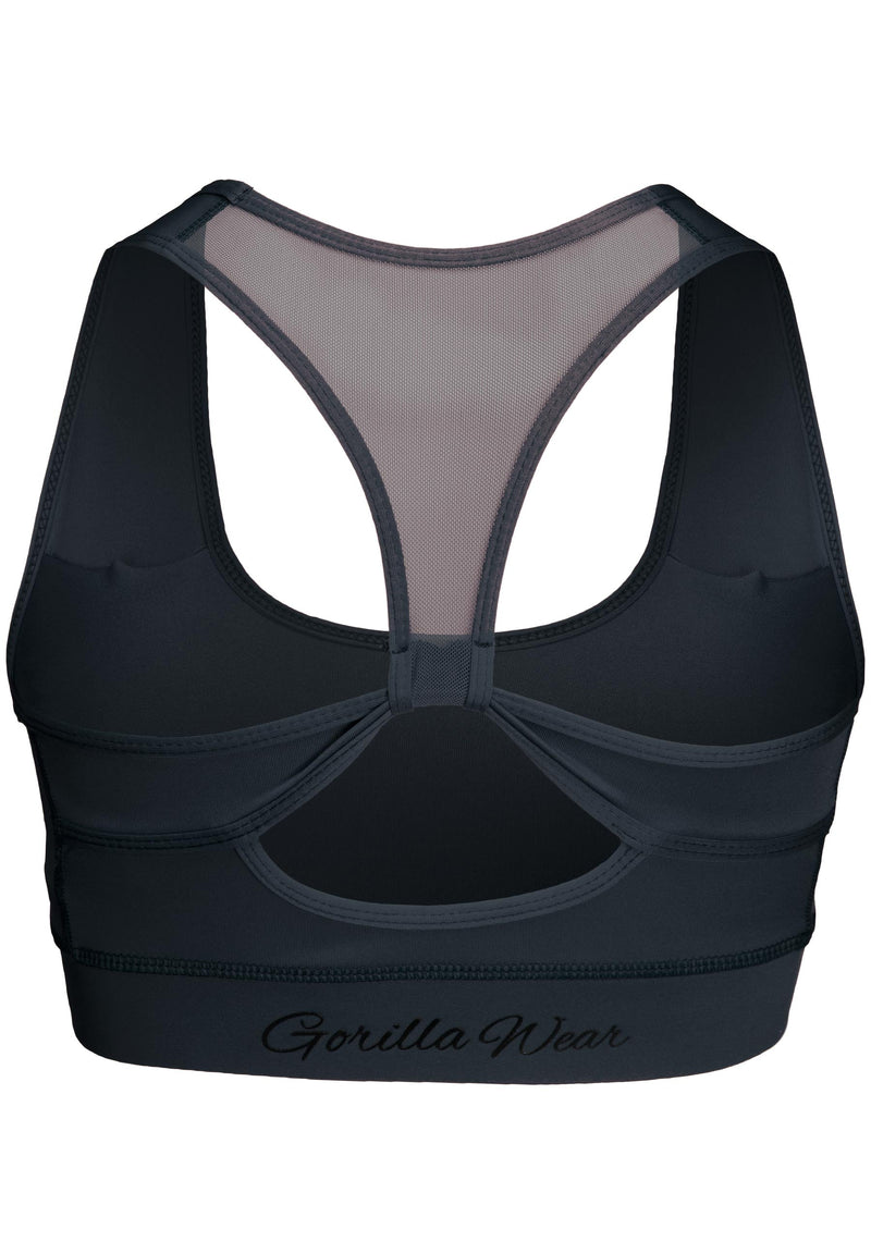 Load image into Gallery viewer, Meta Sports Bra - Black
