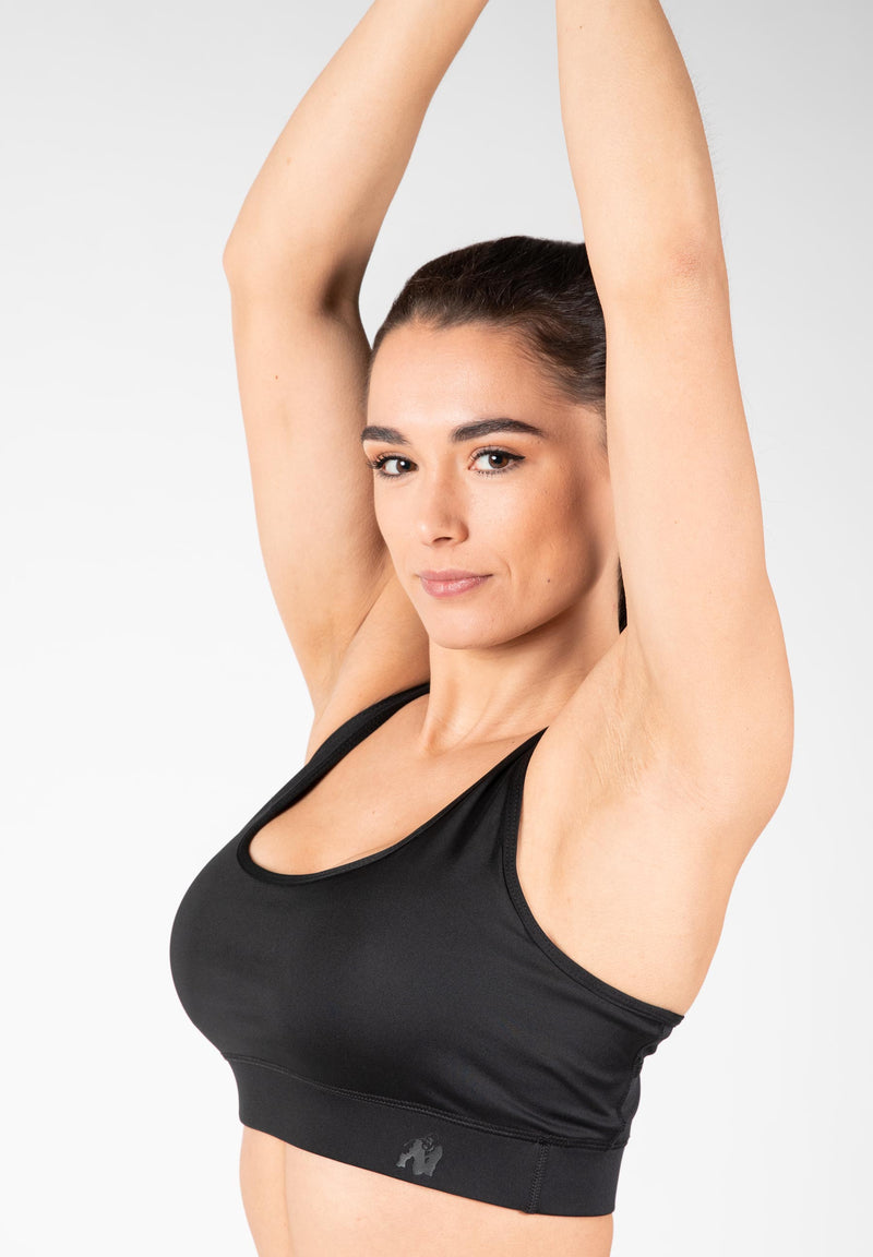 Load image into Gallery viewer, Meta Sports Bra - Black
