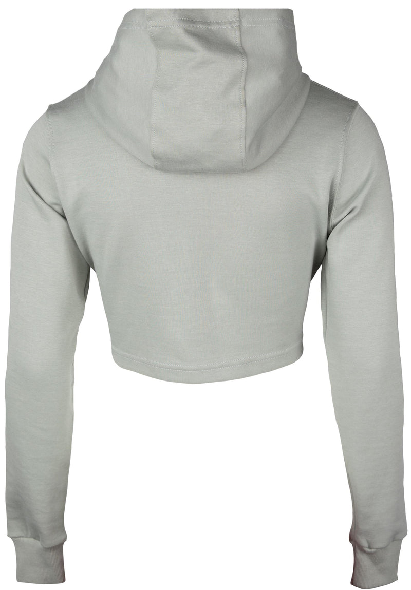 Load image into Gallery viewer, Pixley Crop Top Hoodie - Light Green
