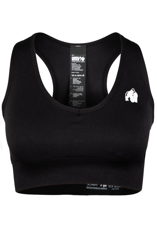 Gorilla Wear - Neiro Seamless Sports Bra - Black
