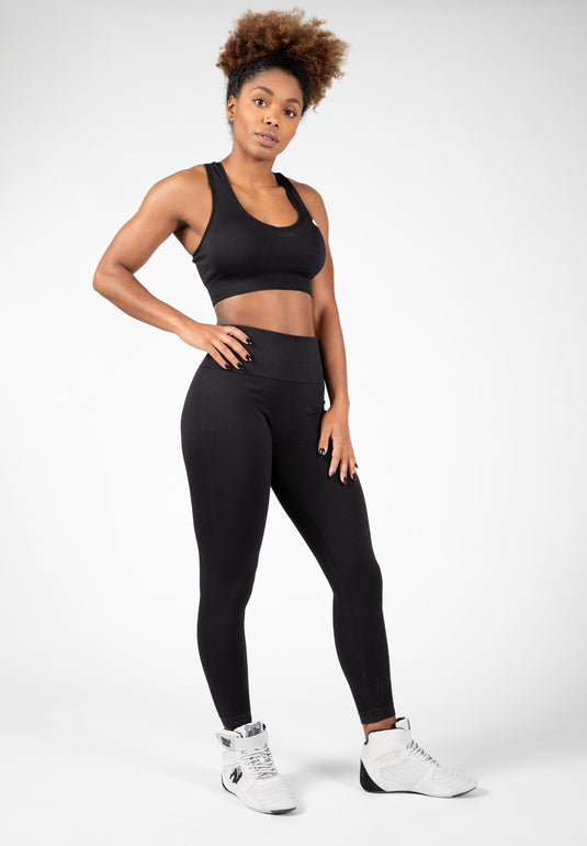 Gorilla Wear - Neiro Seamless Sports Bra - Black