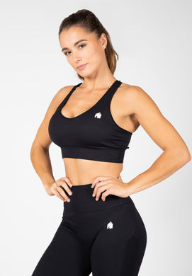 Gorilla Wear - Hilton Seamless Bra - Black