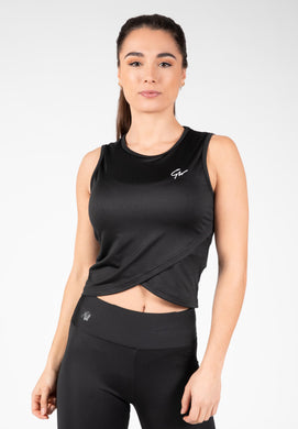 Gorilla Wear - Estelle Twisted Crop Top - Black