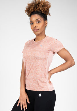 Gorilla Wear - Monetta Performance T-Shirt - Salmon Pink