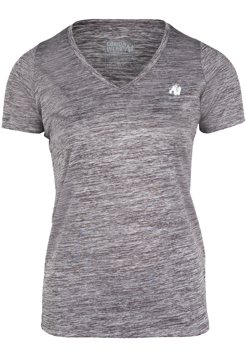 Load image into Gallery viewer, Gorilla Wear - Elmira V-Neck T-Shirt - Gray Melange
