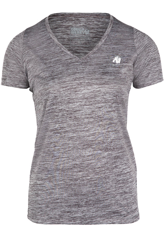 Gorilla Wear - Elmira V-Neck T-Shirt - Gray Melange