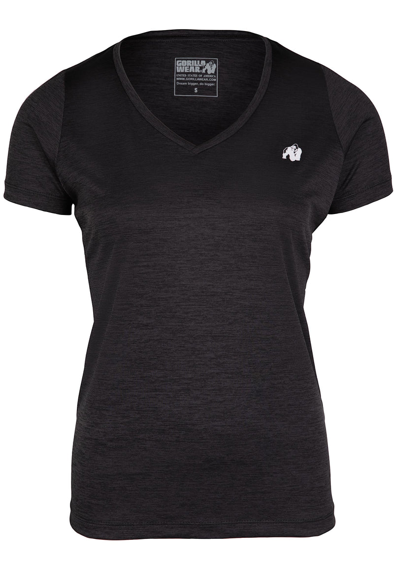 Load image into Gallery viewer, Gorilla Wear - Elmira V-Neck T-Shirt - Black
