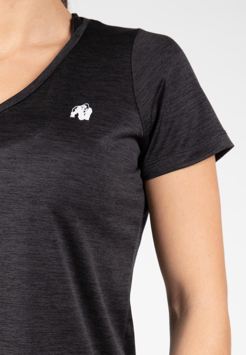 Load image into Gallery viewer, Gorilla Wear - Elmira V-Neck T-Shirt - Black
