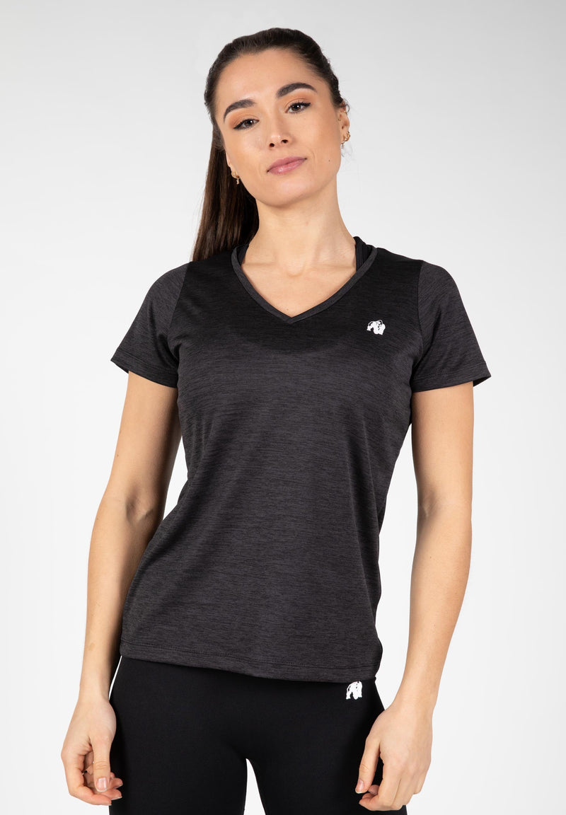Load image into Gallery viewer, Gorilla Wear - Elmira V-Neck T-Shirt - Black
