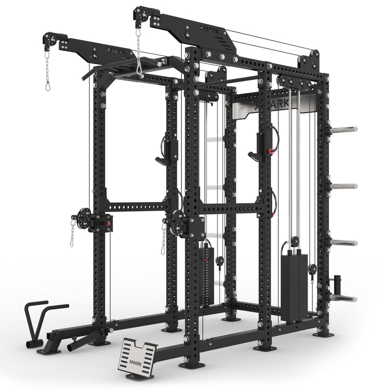 Load image into Gallery viewer, XMARK - Commercial Power Rack Cable Machine, 440 lbs Total Stack Weight
