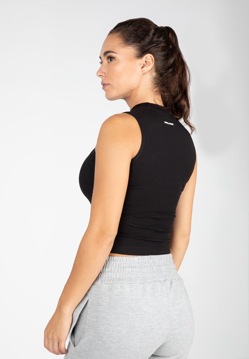 Load image into Gallery viewer, Livonia Crop Top -Black
